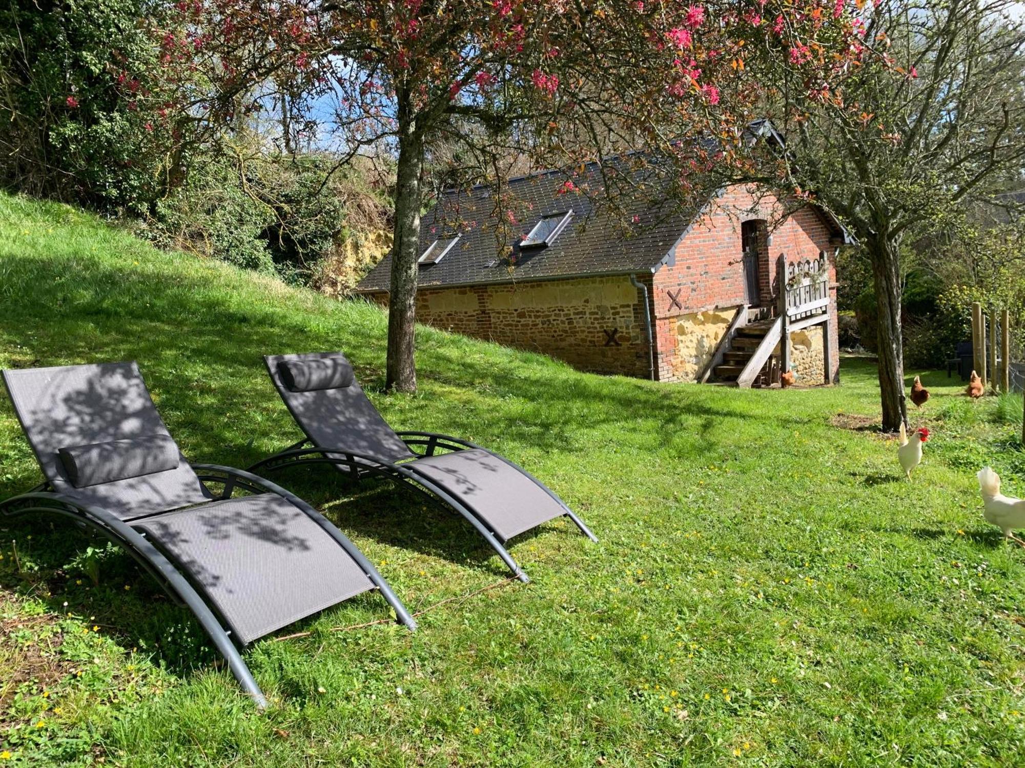 Gite "Le Refuge" Dans Un Domaine De 7Ha Au Calme Vimoutiers Kültér fotó
